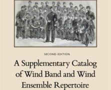 A Supplementary Catalog of Wind Band and Wind Ensemble Repertoire